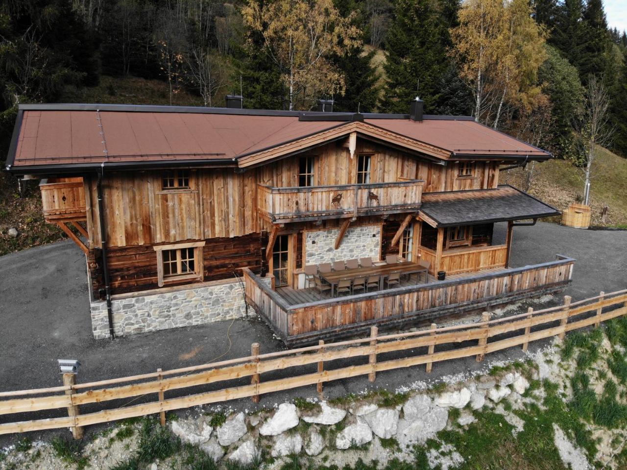Almhuette Lengau Villa Saalbach-Hinterglemm Exterior photo